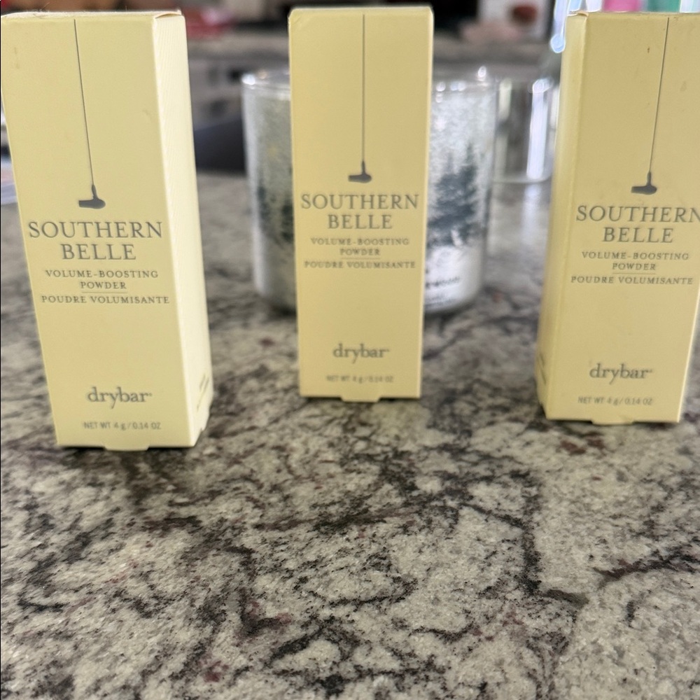 Drybar Southern Belle Volume-Boosting Powder in Cream Packaging